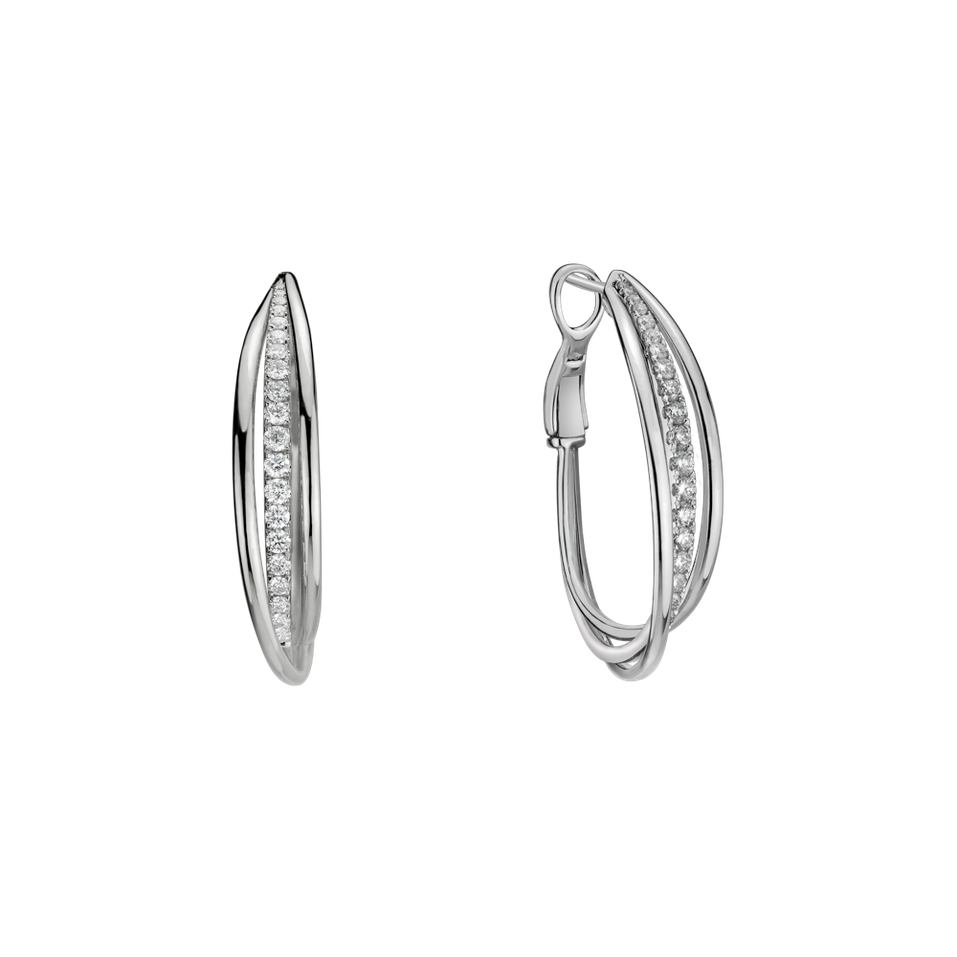 Náušnice s diamantmi Geoffrey