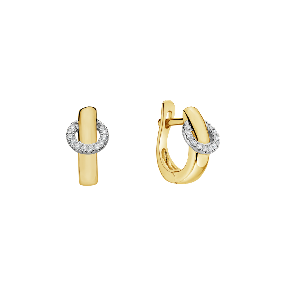 Náušnice s diamantmi Aubree