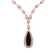 Náhrdelník s rhodolitom a diamantmi Dark Eminence3