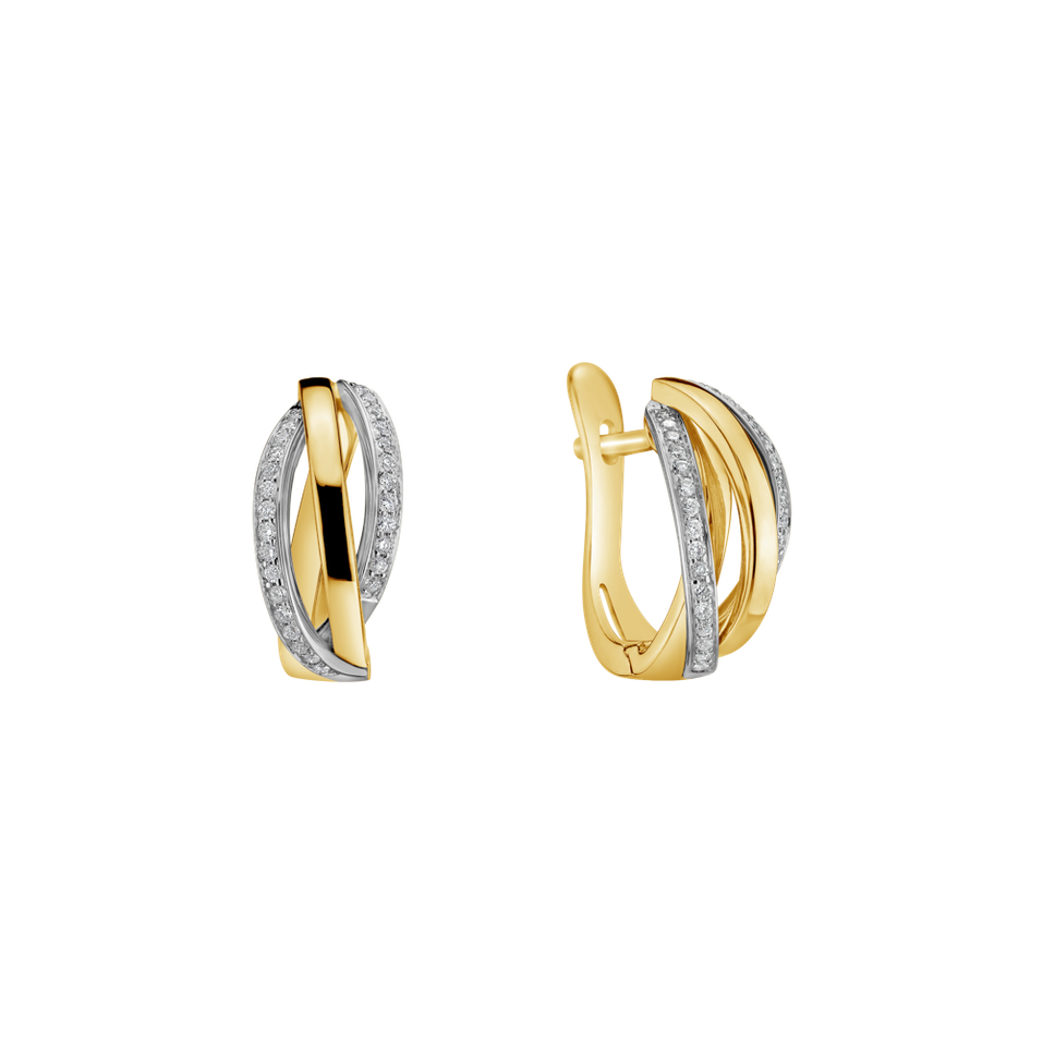 Náušnice s diamantmi Shannen