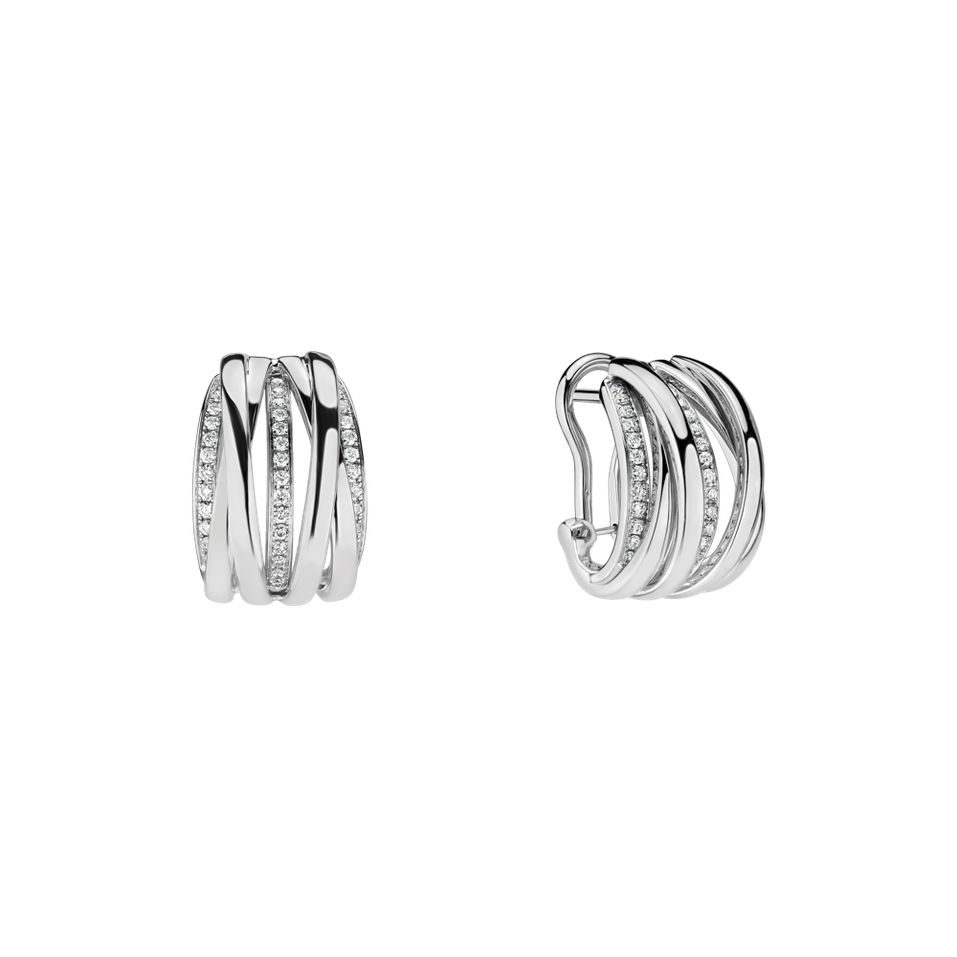 Náušnice s diamantmi Blaine