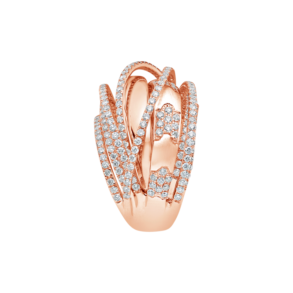 Prsteň s diamantmi Galaxy Glamour