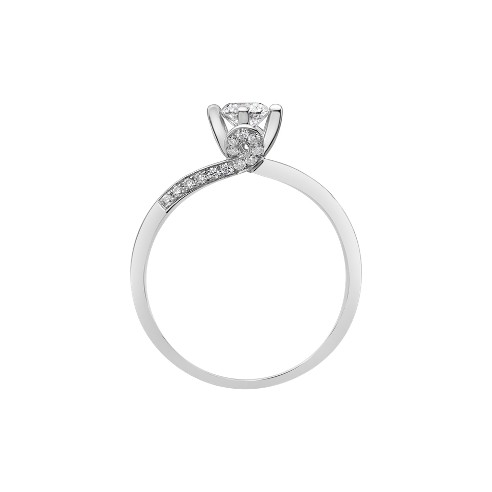Prsteň s diamantmi Crystal Clear