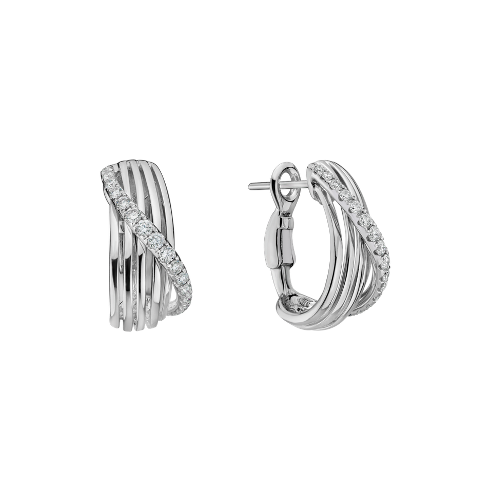 Náušnice s diamantmi Morwenna