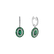 Náušnice s diamantmi a smaragdmi Courage3