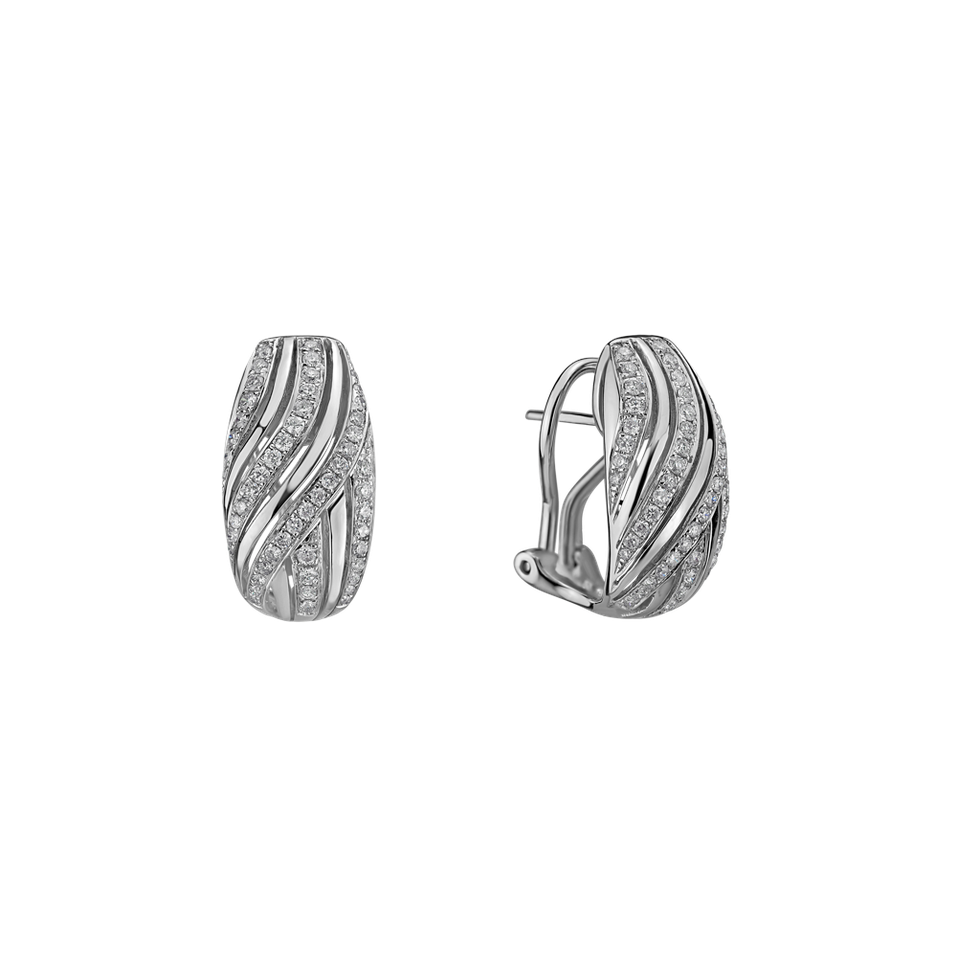 Náušnice s diamantmi Nyla