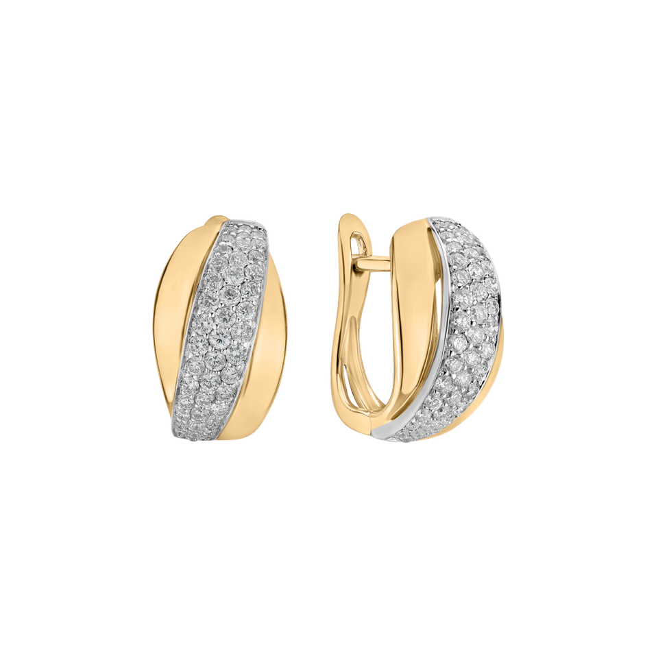 Náušnice s diamantmi Galaxy Dream