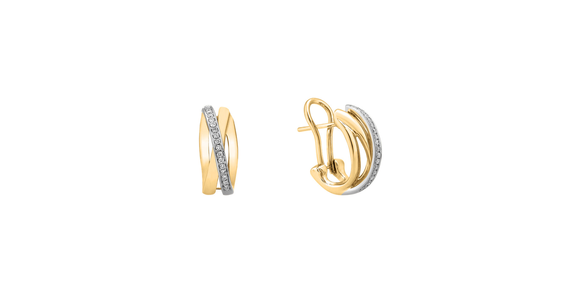 Náušnice s diamantmi Galaxy Treasure