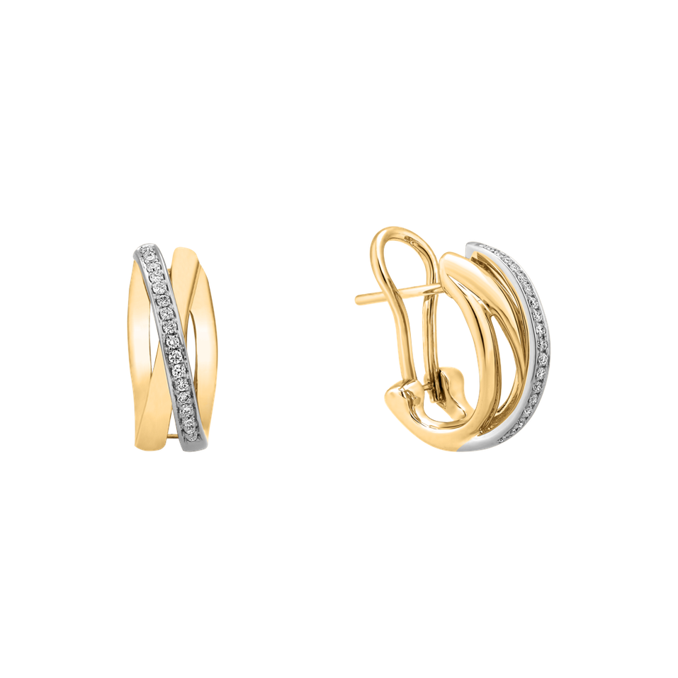 Náušnice s diamantmi Galaxy Treasure