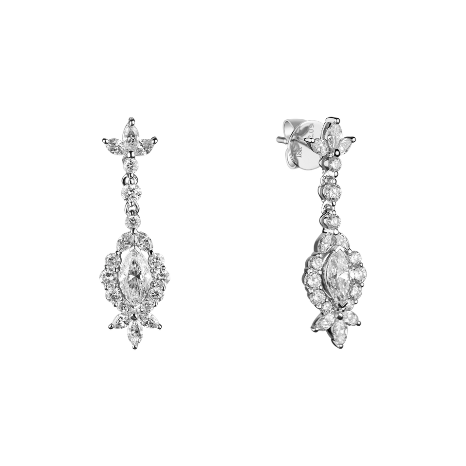 Náušnice s diamantmi Royal Earrings