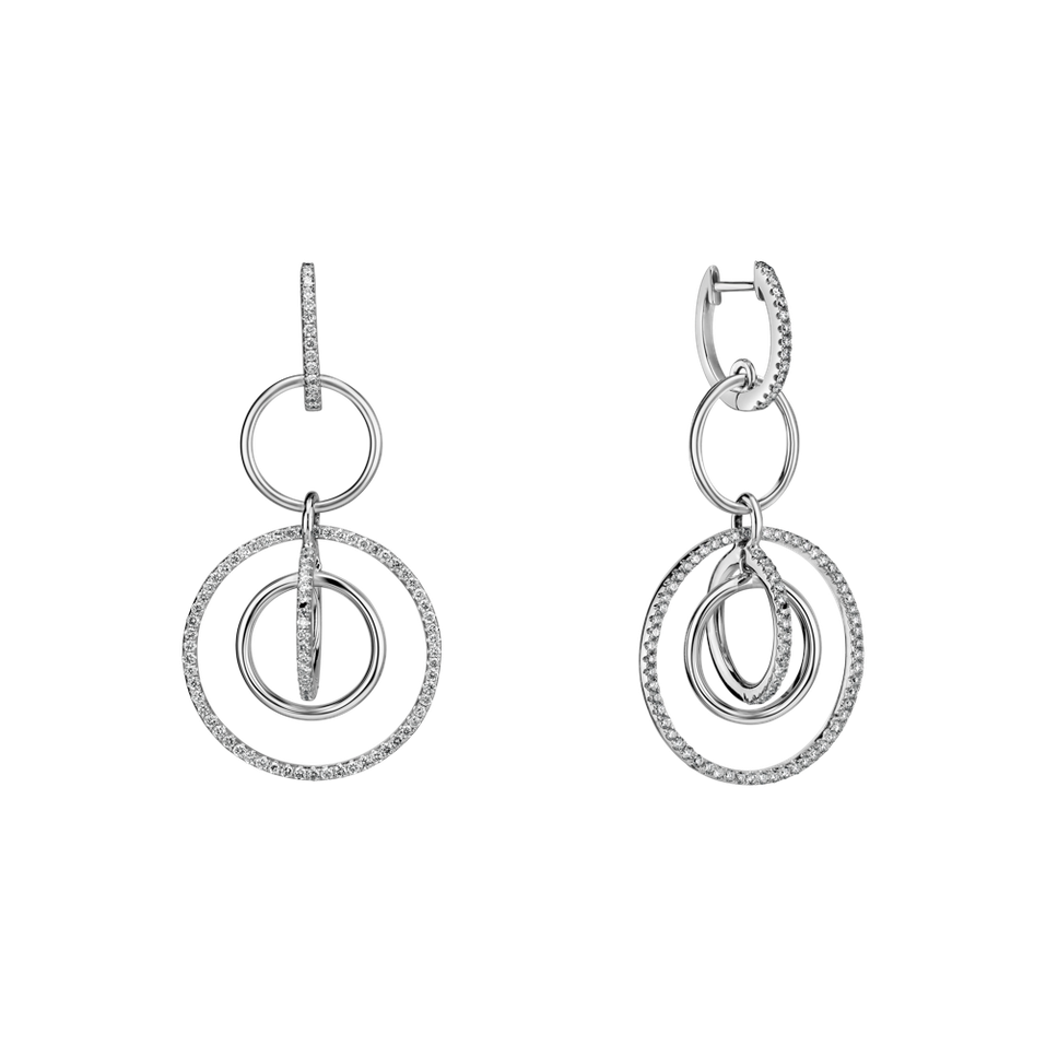 Náušnice s diamantmi Willis Cycle