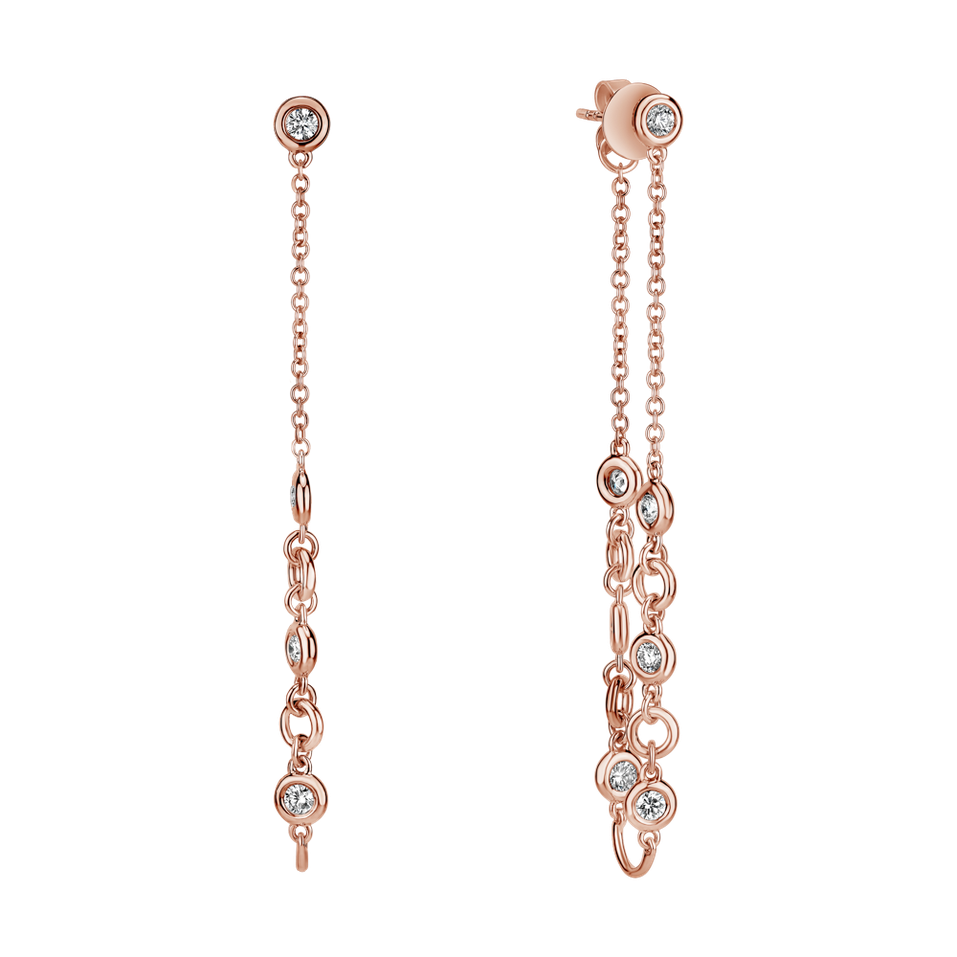 Náušnice s diamantmi Samira