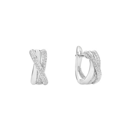 Náušnice s diamantmi Arachné Heaven