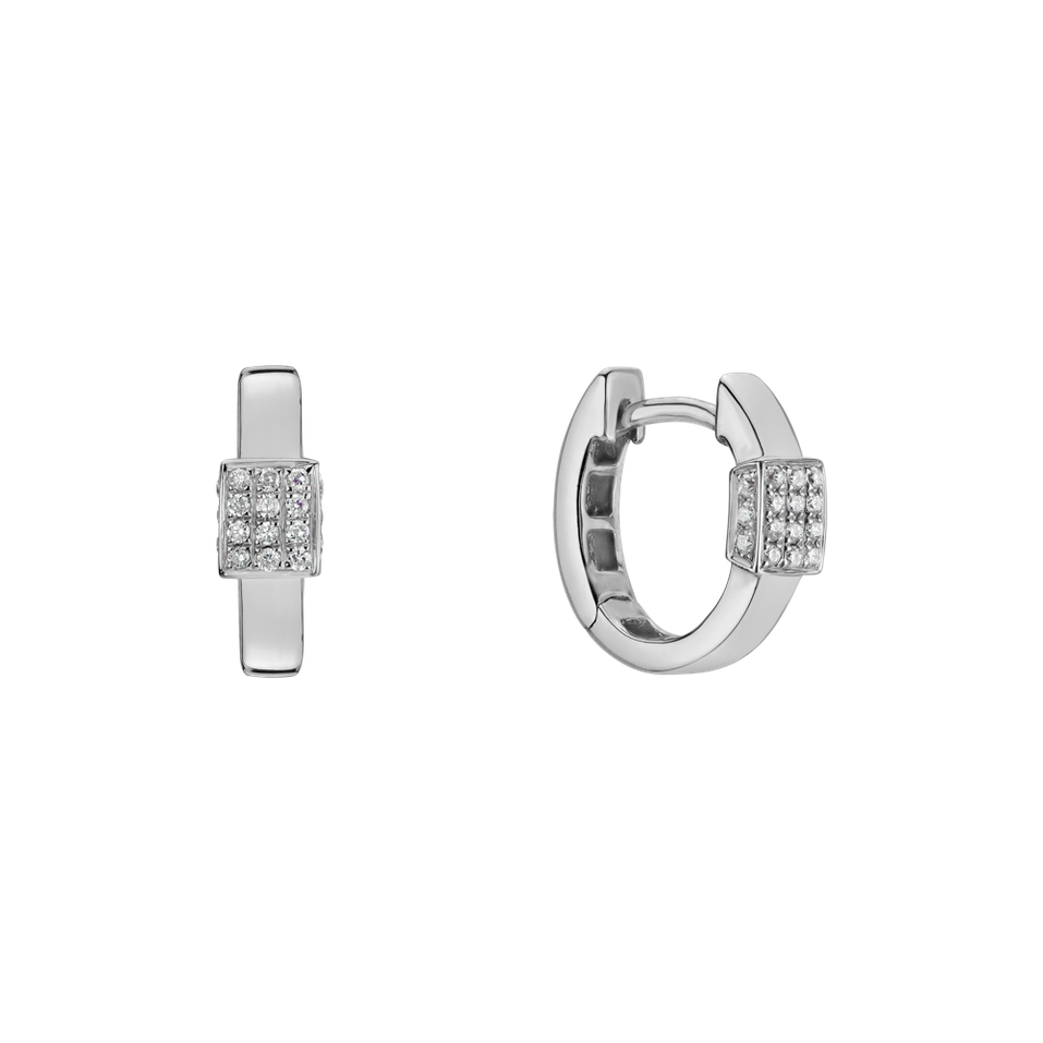 Náušnice s diamantmi Miracle Sparkle