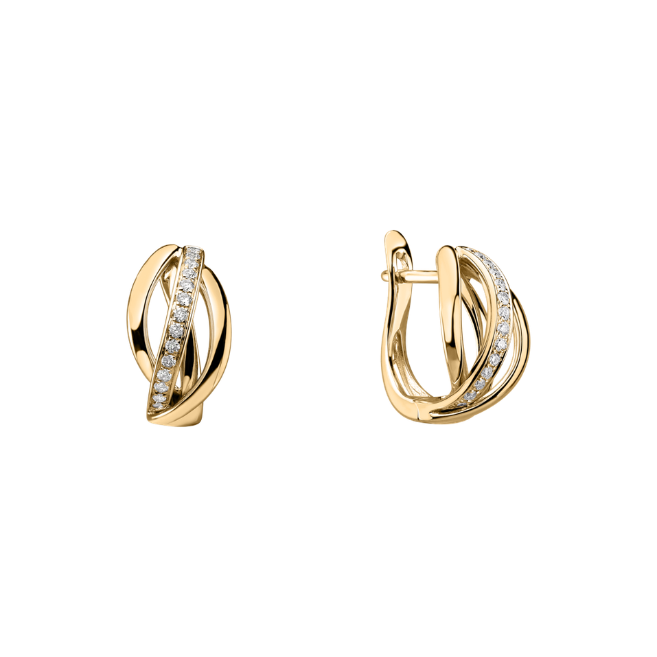 Náušnice s diamantmi Amazing Passion