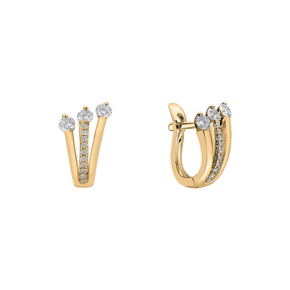 Náušnice s diamantmi Dream Secret