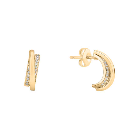 Náušnice s diamantmi Dream Wings