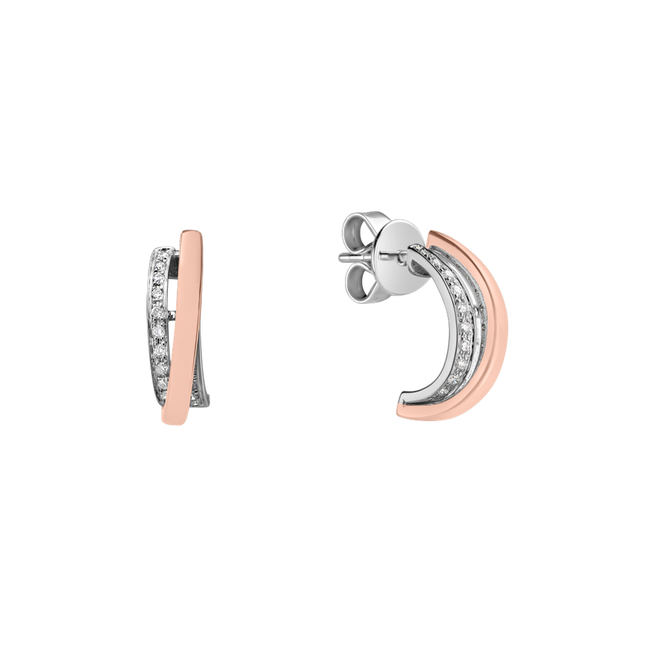 Náušnice s diamantmi Dream Wings