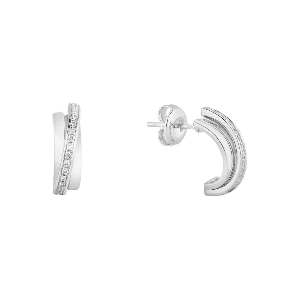 Náušnice s diamantmi Dream Wings