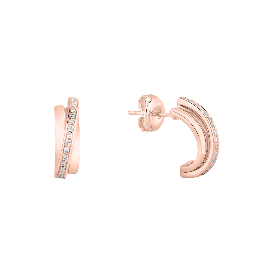 Náušnice s diamantmi Dream Wings