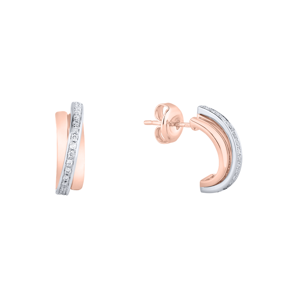 Náušnice s diamantmi Dream Wings