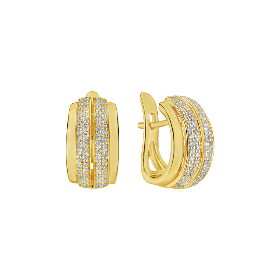 Náušnice s diamantmi Amazing Secret