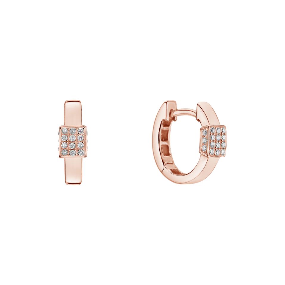 Náušnice s diamantmi Miracle Sparkle