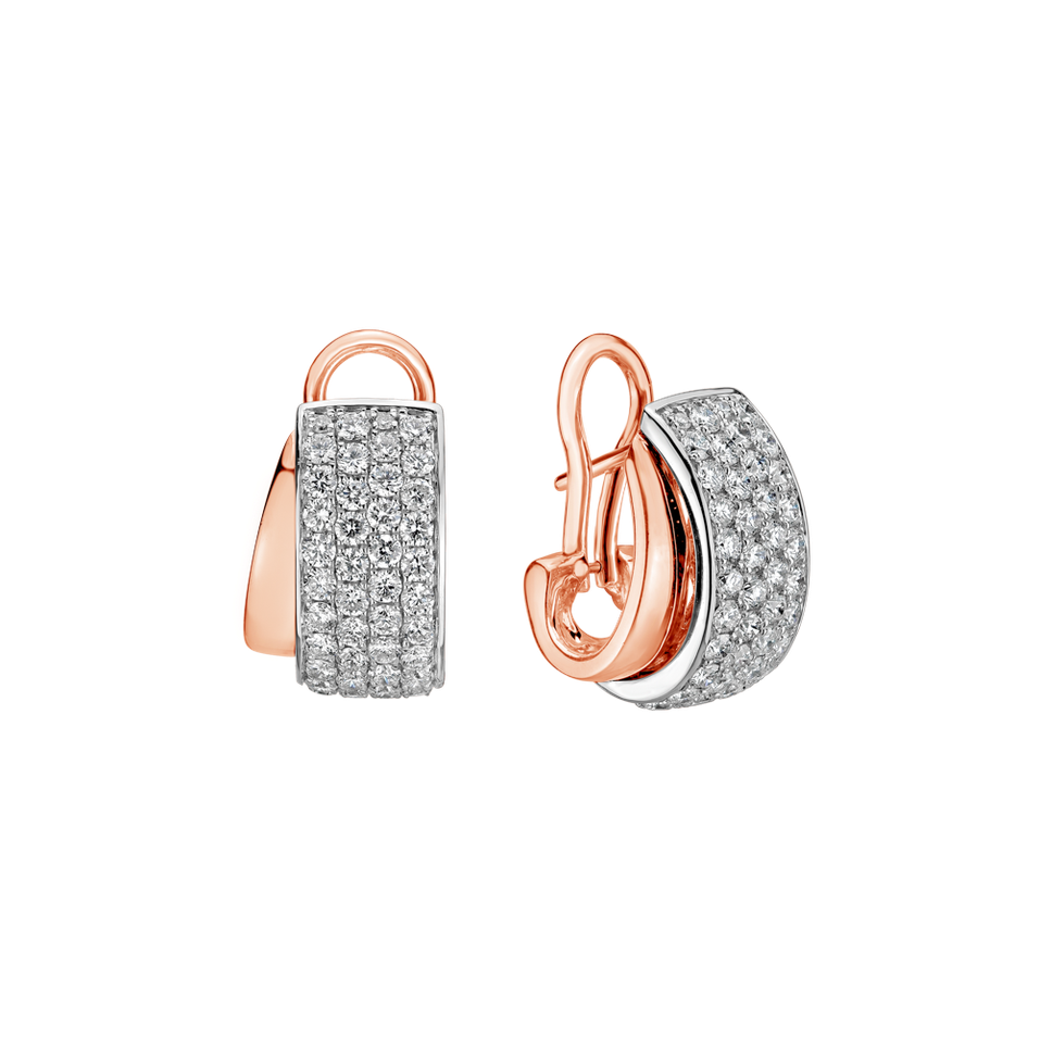 Náušnice s diamantmi Galaxy Poem