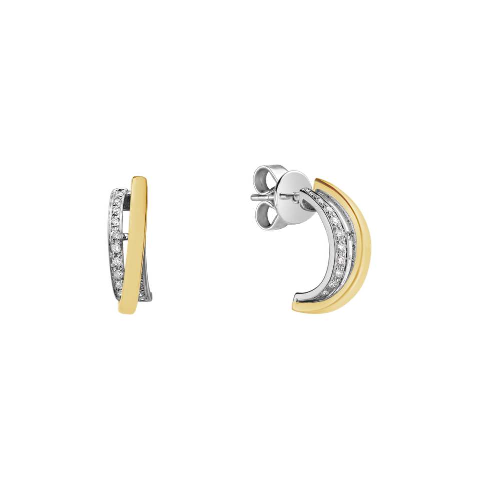 Náušnice s diamantmi Dream Wings