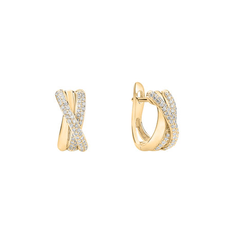 Náušnice s diamantmi Arachné Heaven