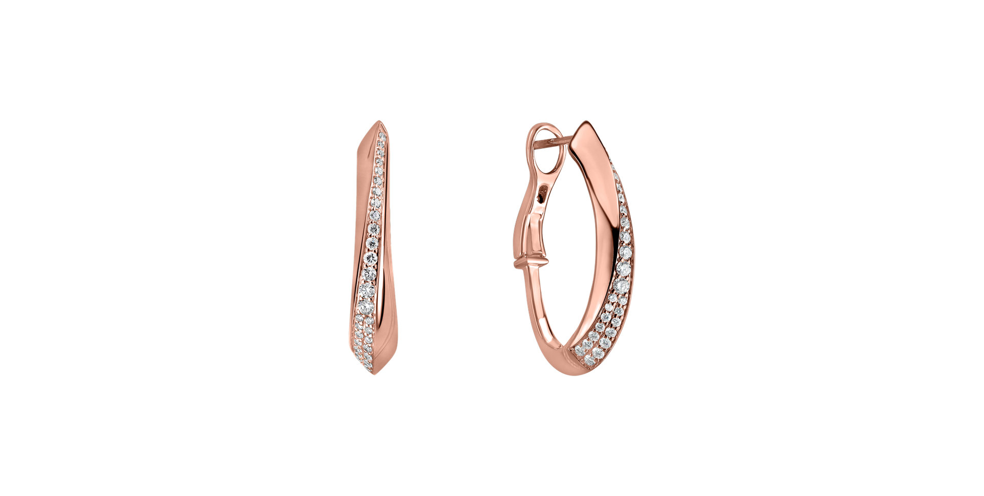 Náušnice s diamantmi Morin