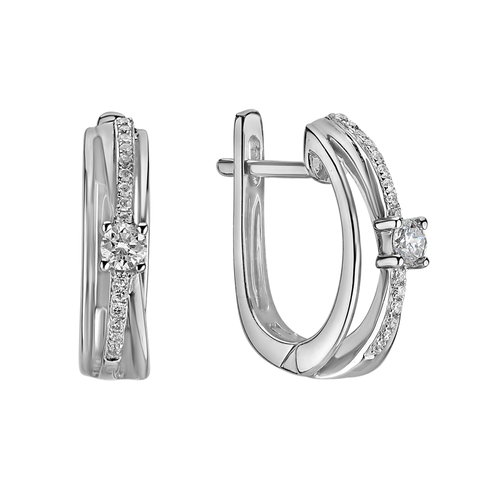 Náušnice s diamantmi Lady Cosmos