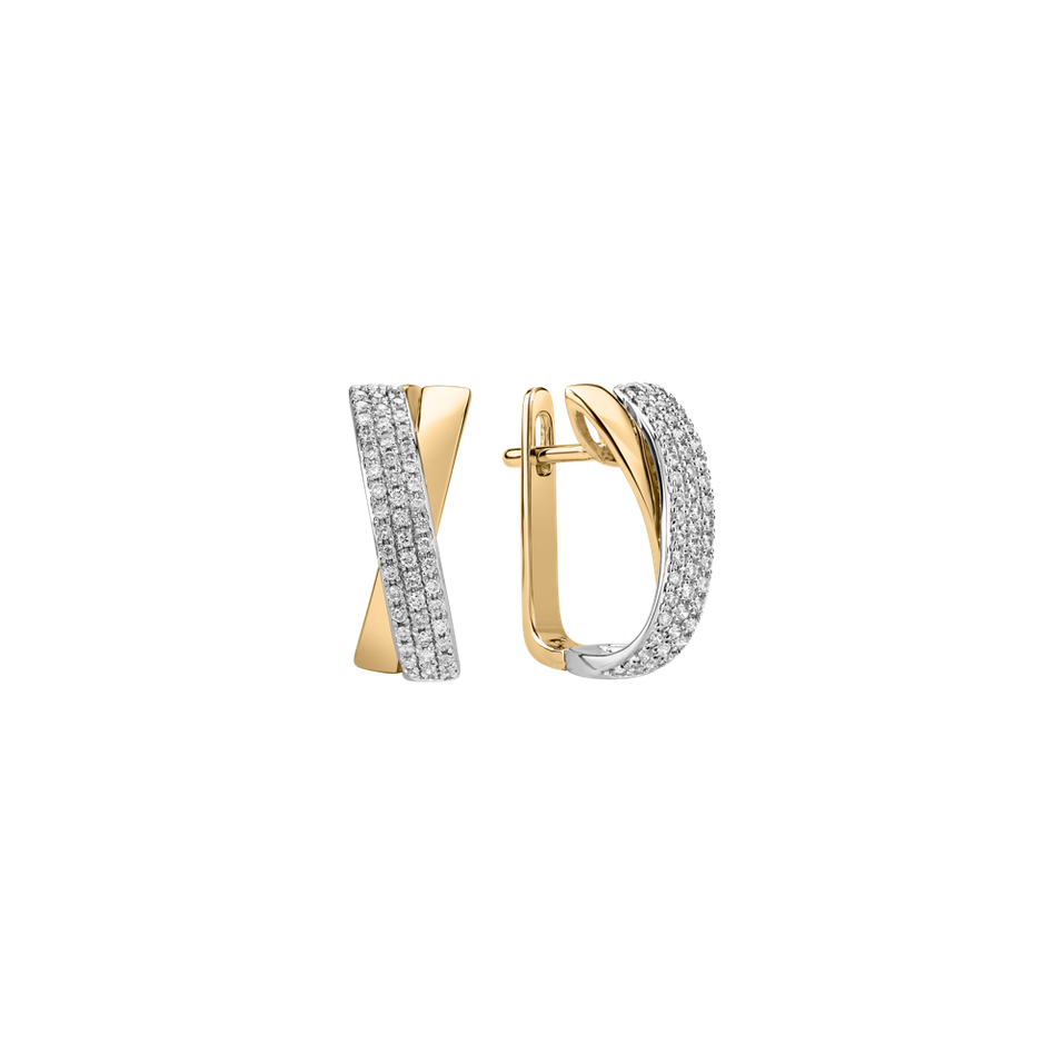 Náušnice s diamantmi Charming Mania