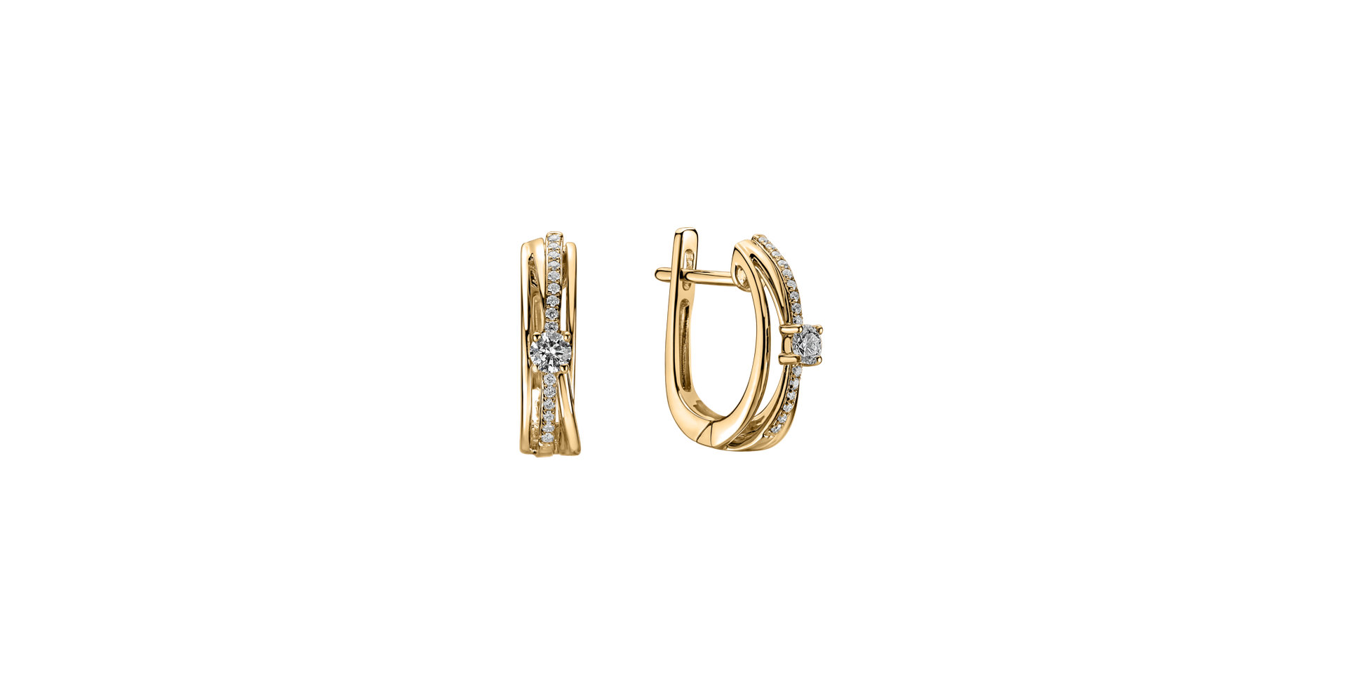 Náušnice s diamantmi Lady Cosmos