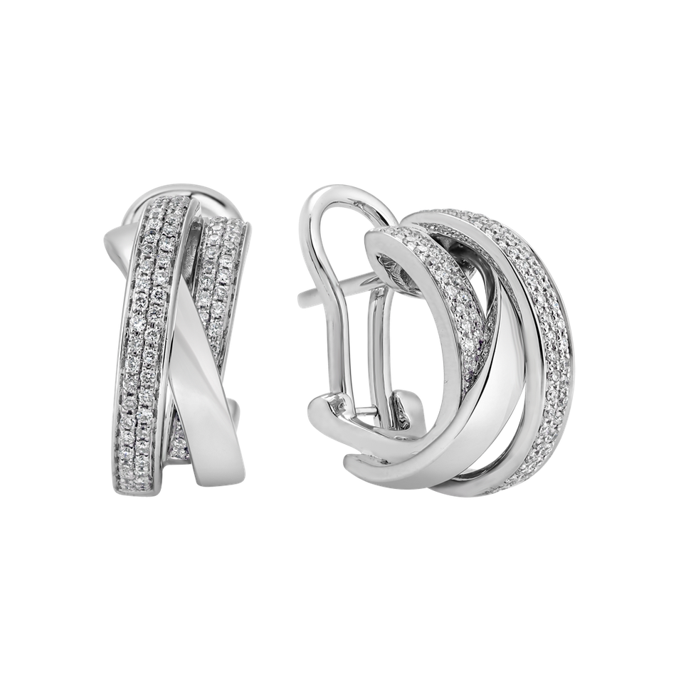 Náušnice s diamantmi Miracle Labyrinth