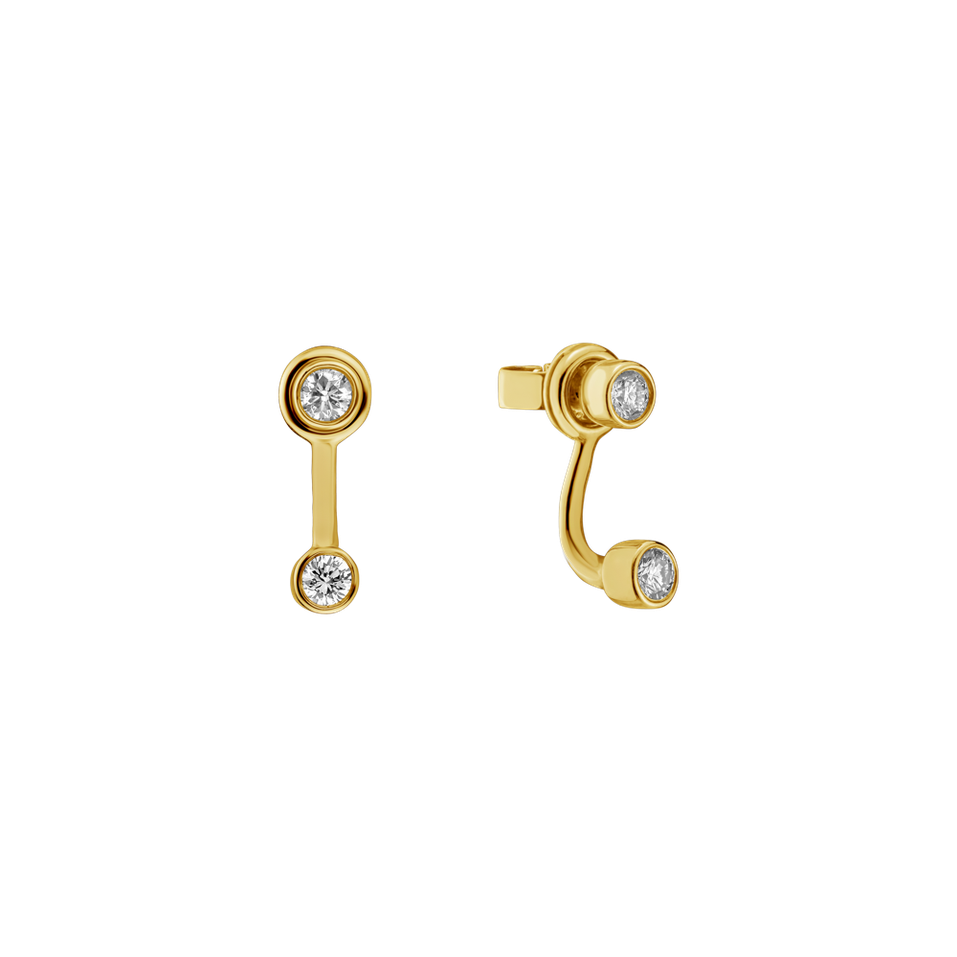 Náušnice s diamantmi Lottie