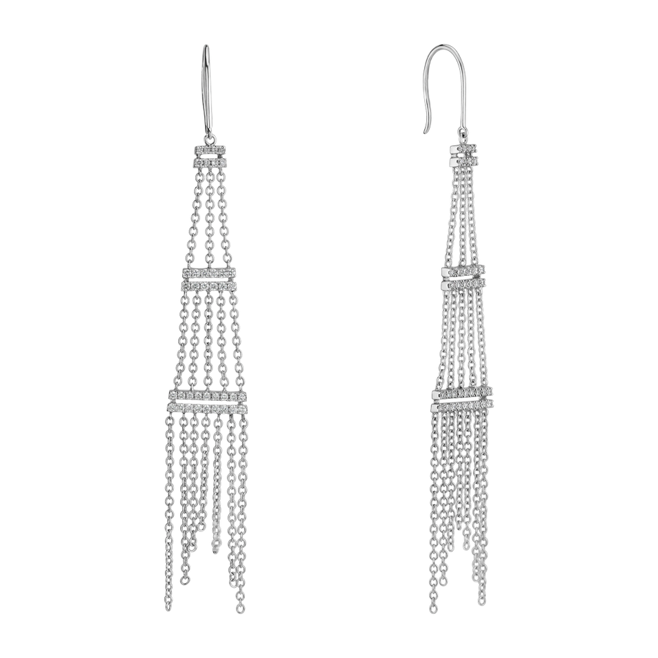 Náušnice s diamantmi Clinton