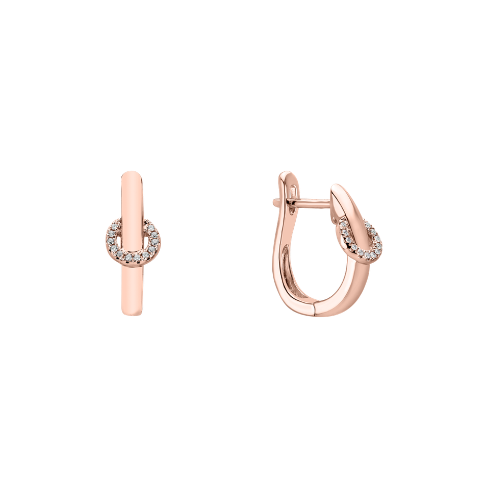 Náušnice s diamantmi Moonlight Streamer