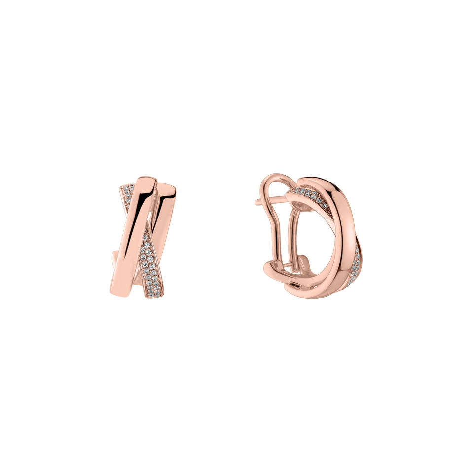 Náušnice s diamantmi Miracle Labyrinth