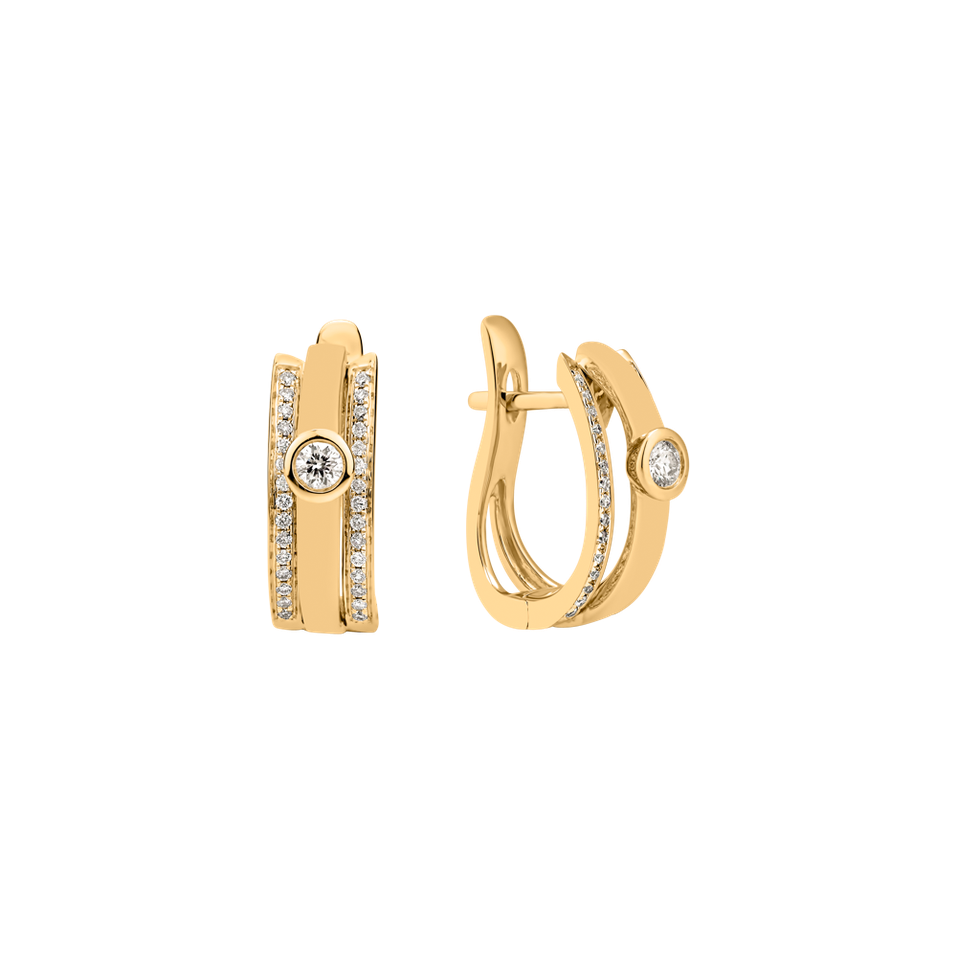 Náušnice s diamantmi Fairytale Sparkle