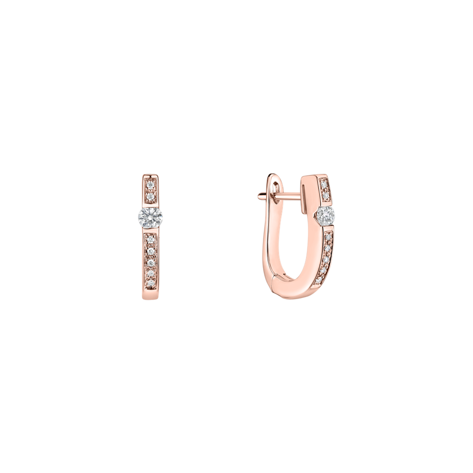 Náušnice s diamantmi Sunshine Secret