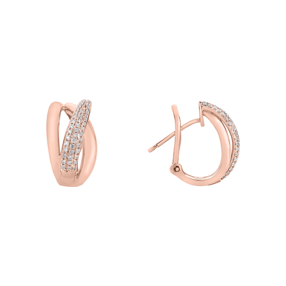 Náušnice s diamantmi Sunshine Streamer