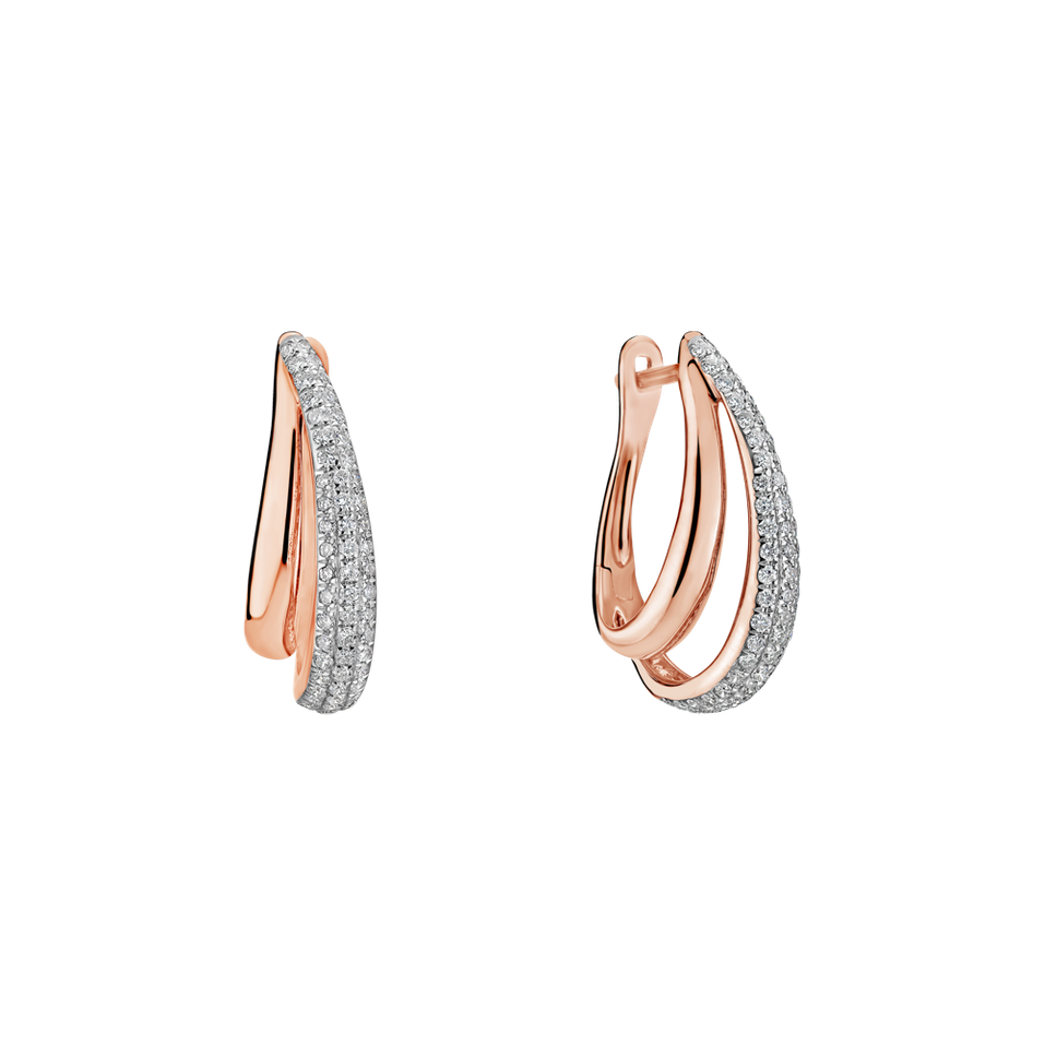 Náušnice s diamantmi Junaid