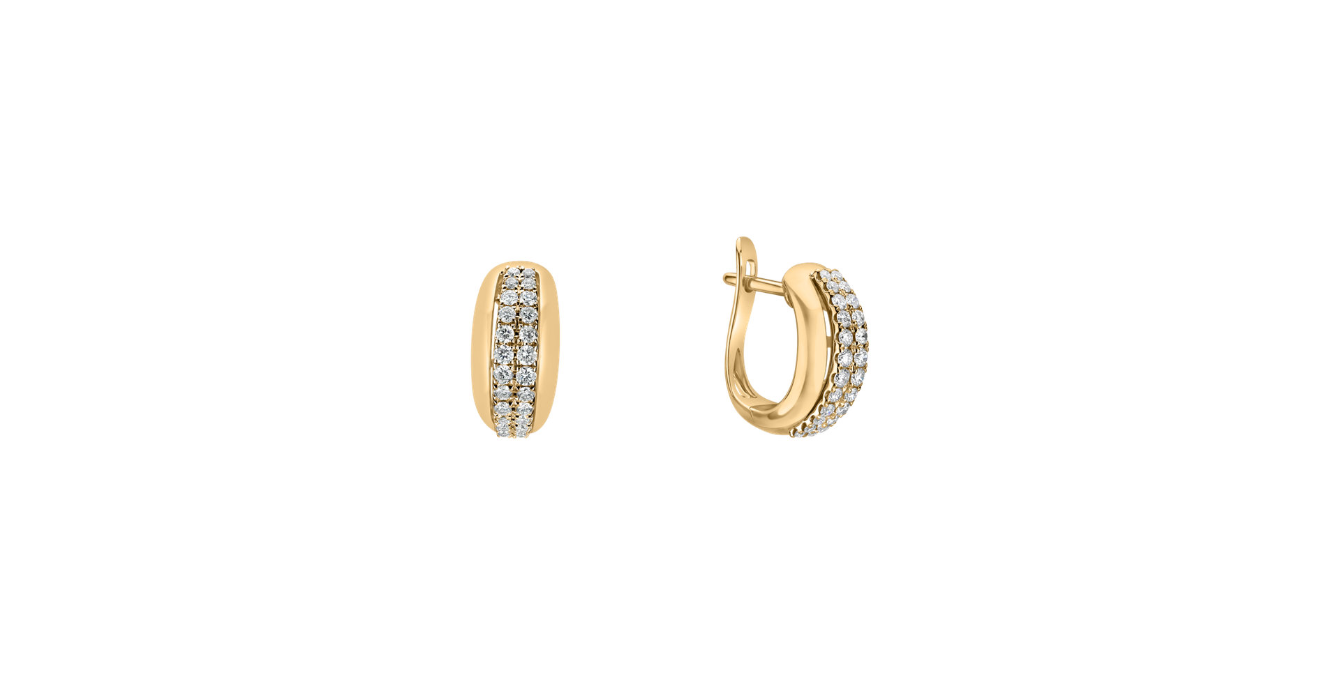 Náušnice s diamantmi Sunshine Tears