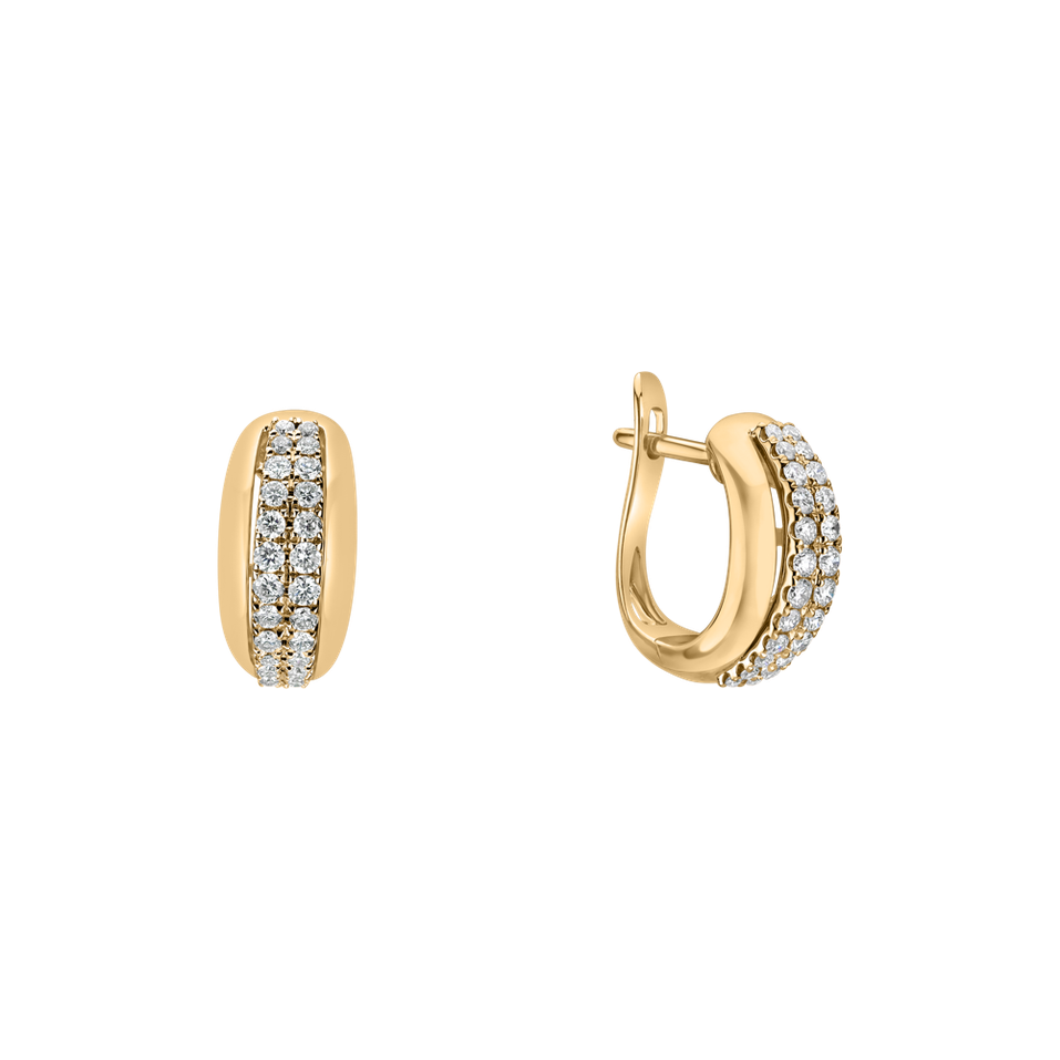 Náušnice s diamantmi Sunshine Tears