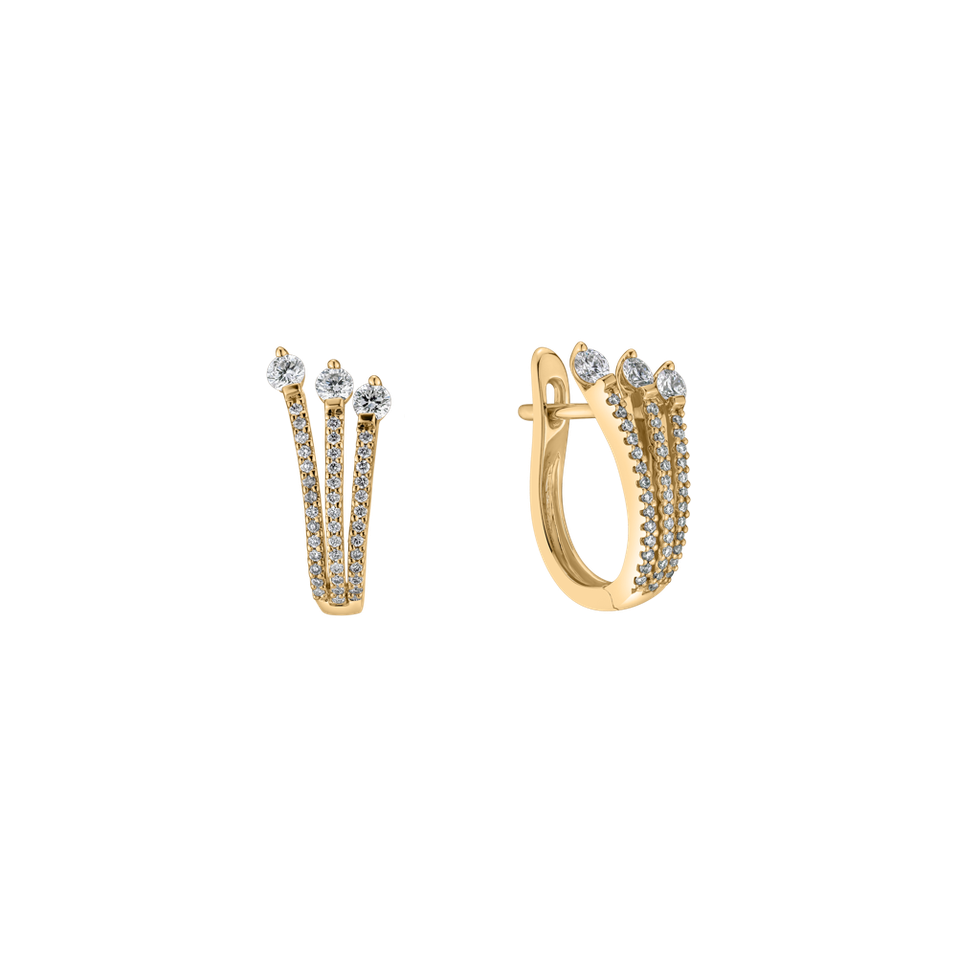 Náušnice s diamantmi Dream Secret