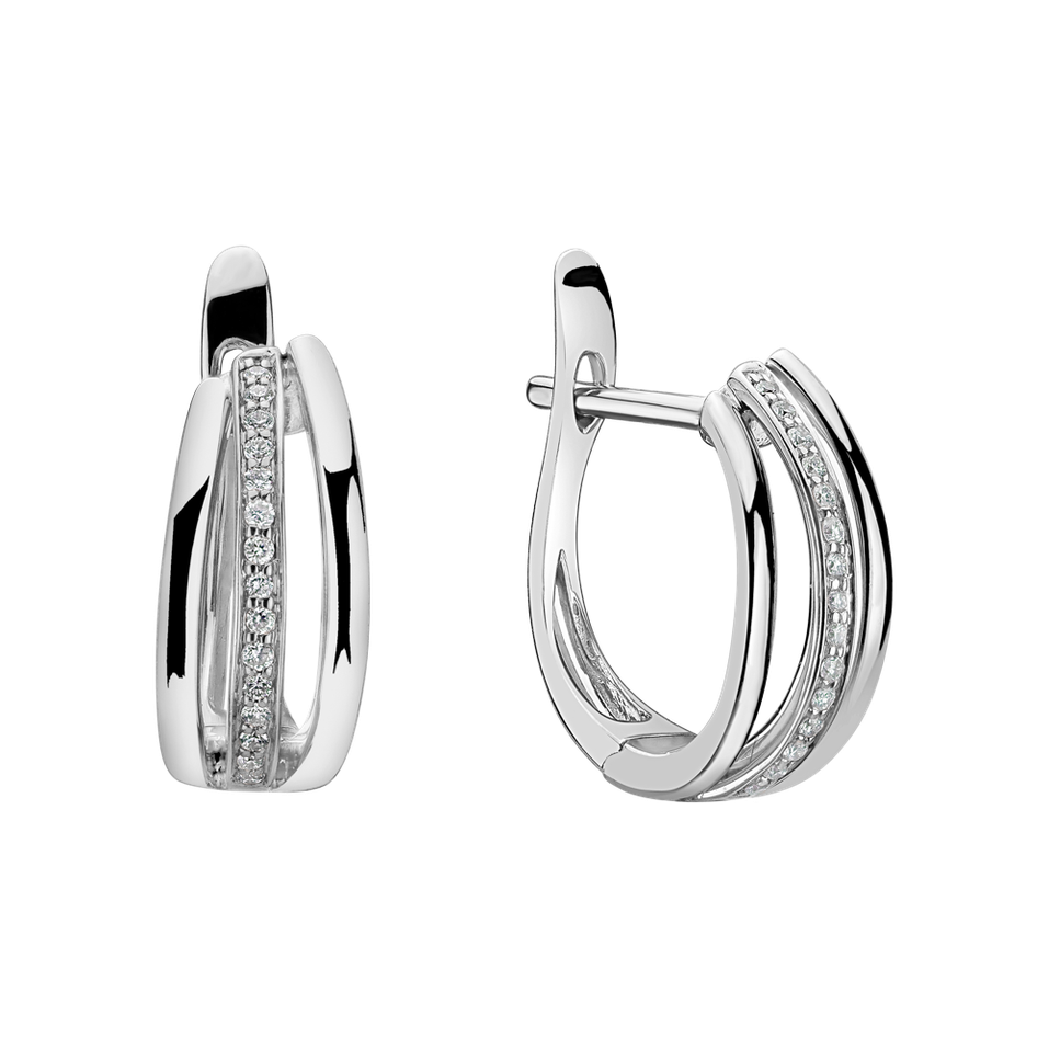 Náušnice s diamantmi Vanessa