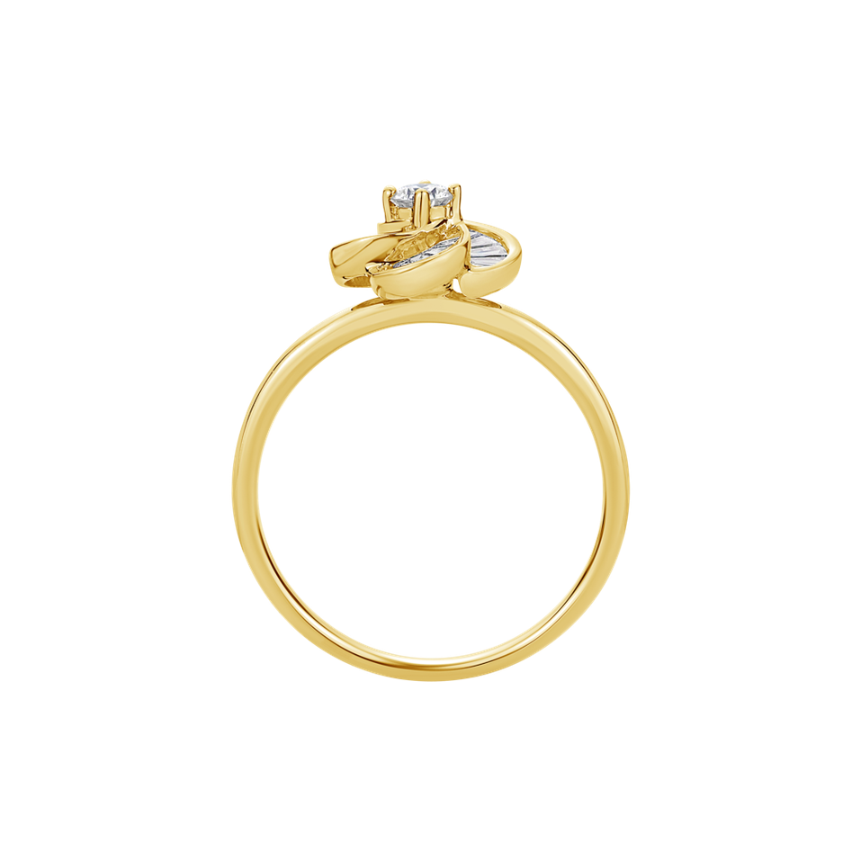 Prsteň s diamantmi Sparkling Blossom