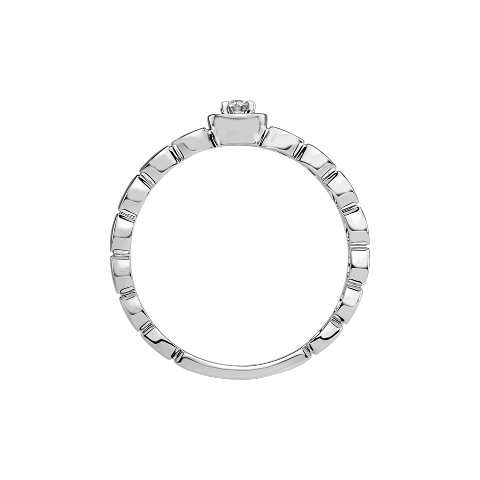 Prsteň s diamantom Love Dots