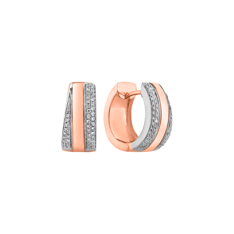 Náušnice s diamantmi Sparkling Dew